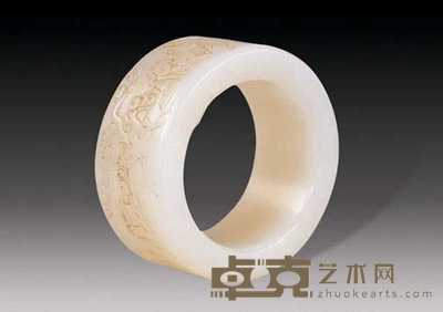 明末 白玉发箍 直径5.3cm